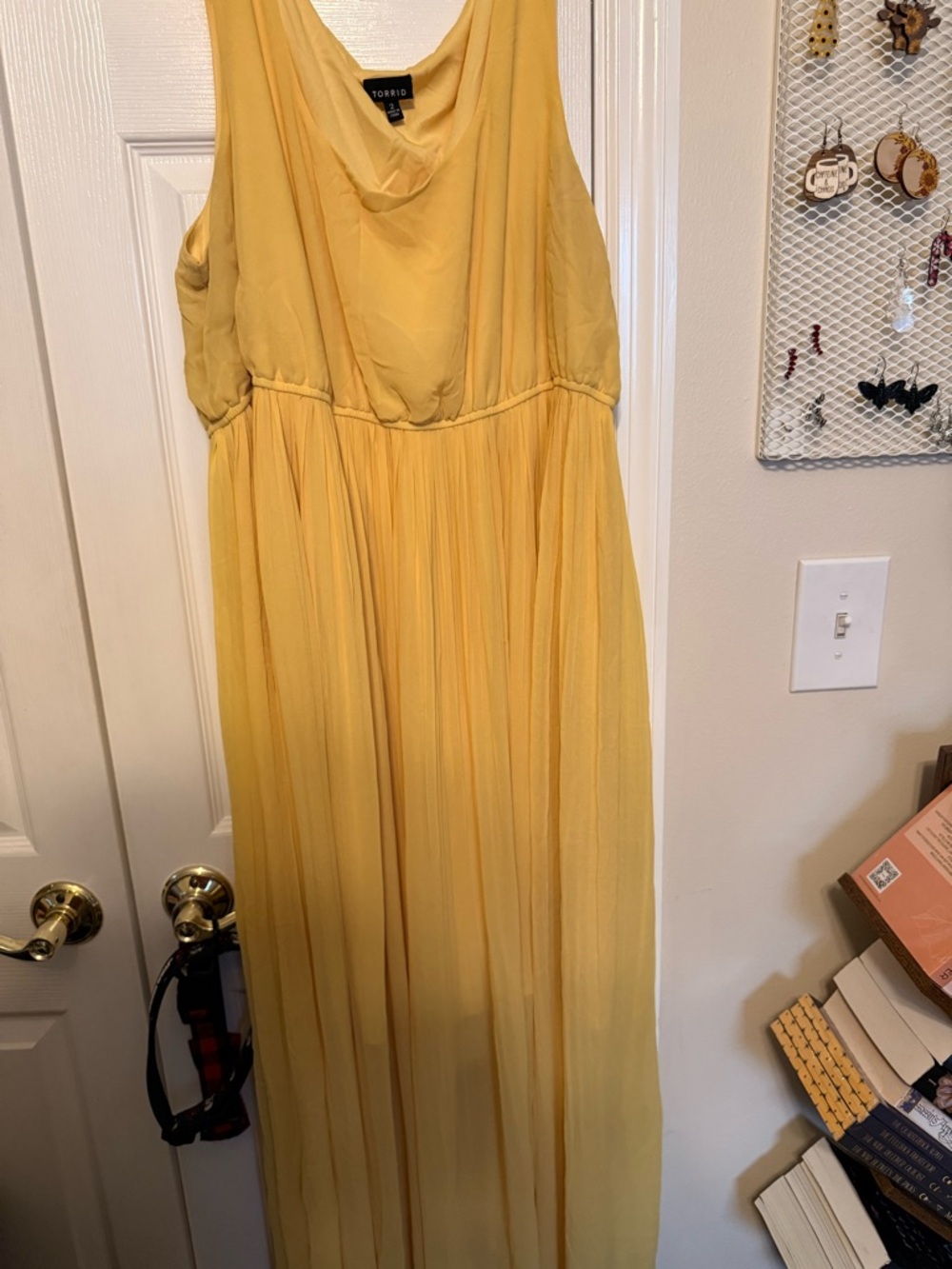torrid Bright Yellow V-Neck Maxi Dress
